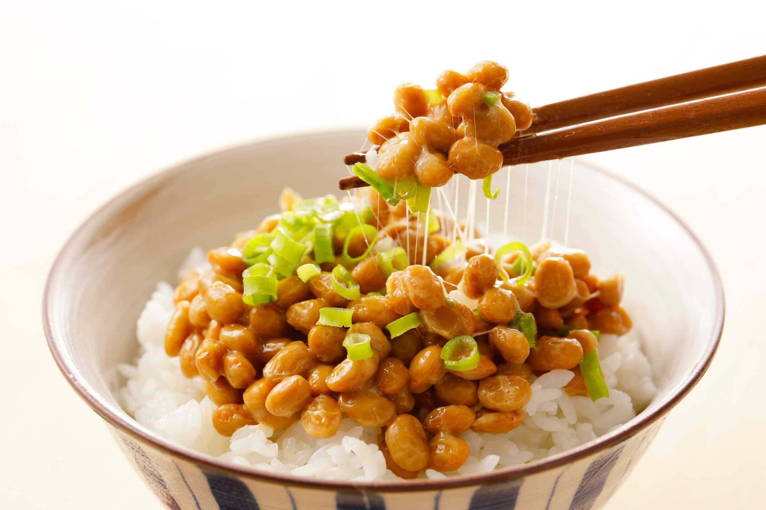 natto over rice