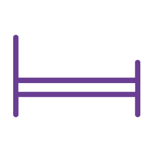 Bed frame icon