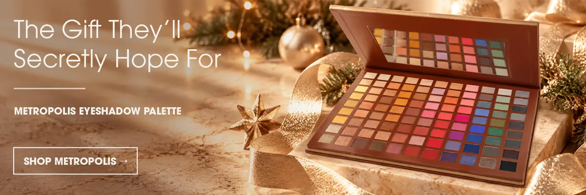 Metropolis Eyeshadow Palette luxury Christmas makeup gift