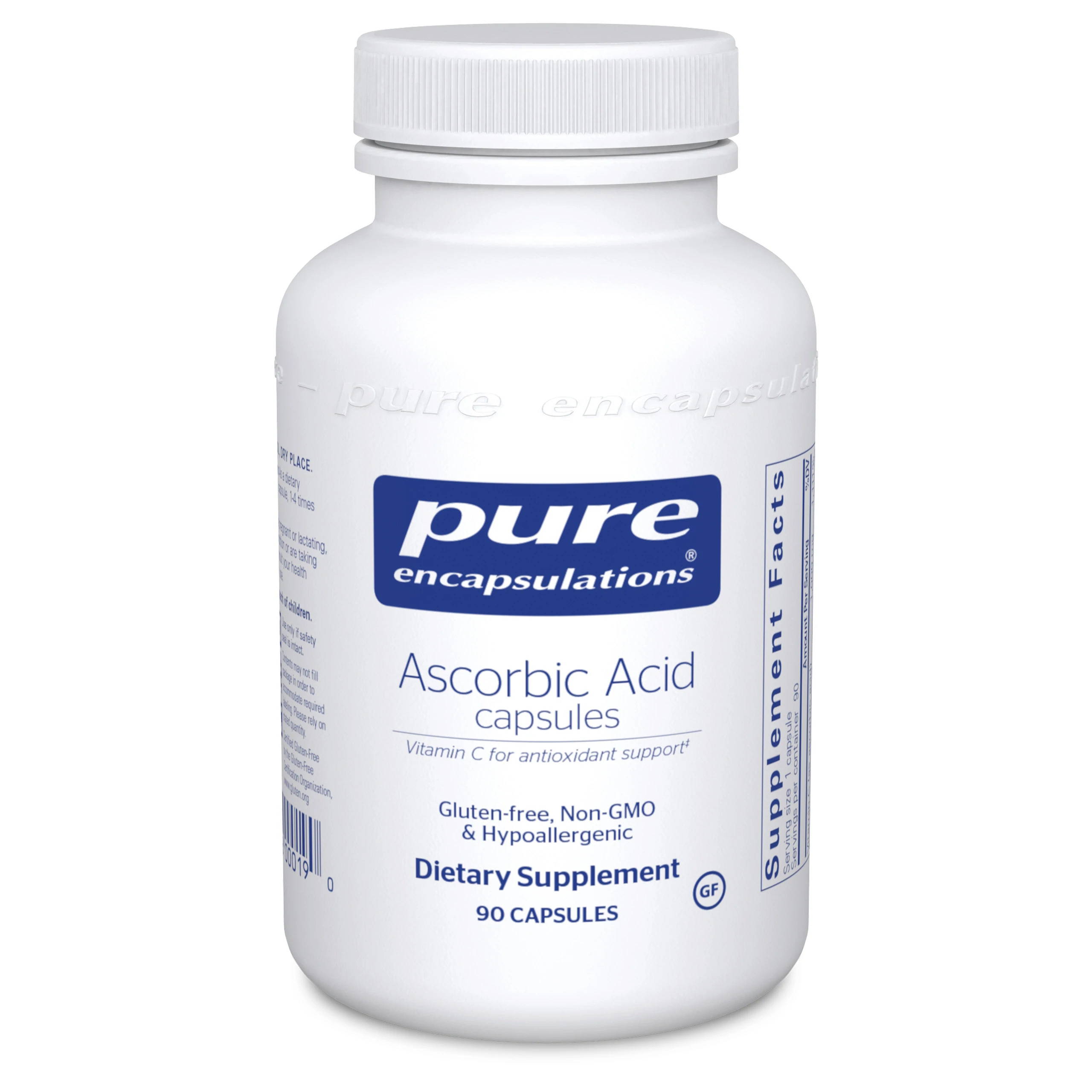 Ascorbic Acid Capsules by Pure Encapsulations