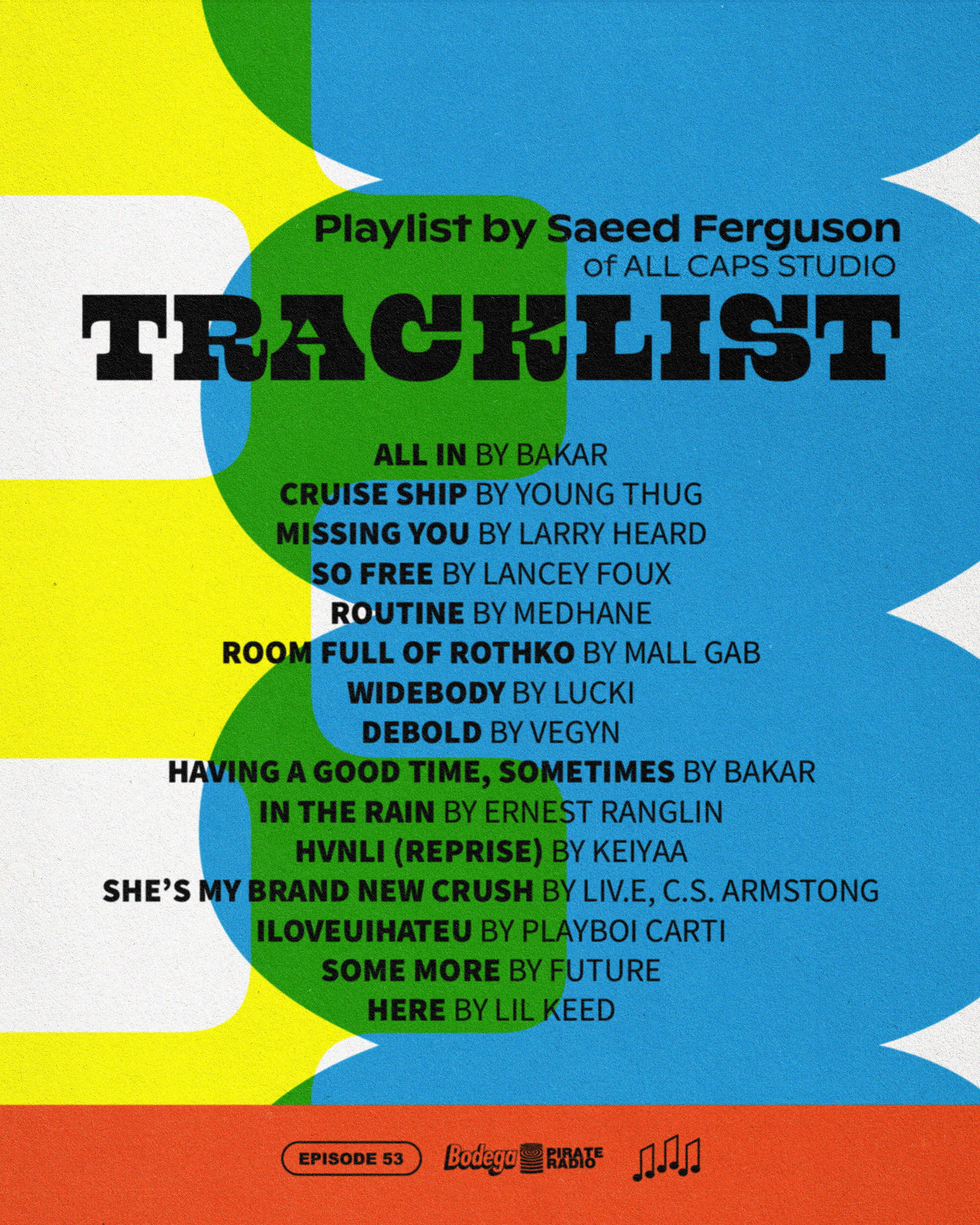 EPISODE #53: EXCLUSIVE PLAYLIST BY SAEED FERGUSON