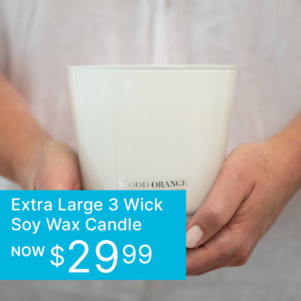 Extra Large 3 Wick Soy Wax Candle M
