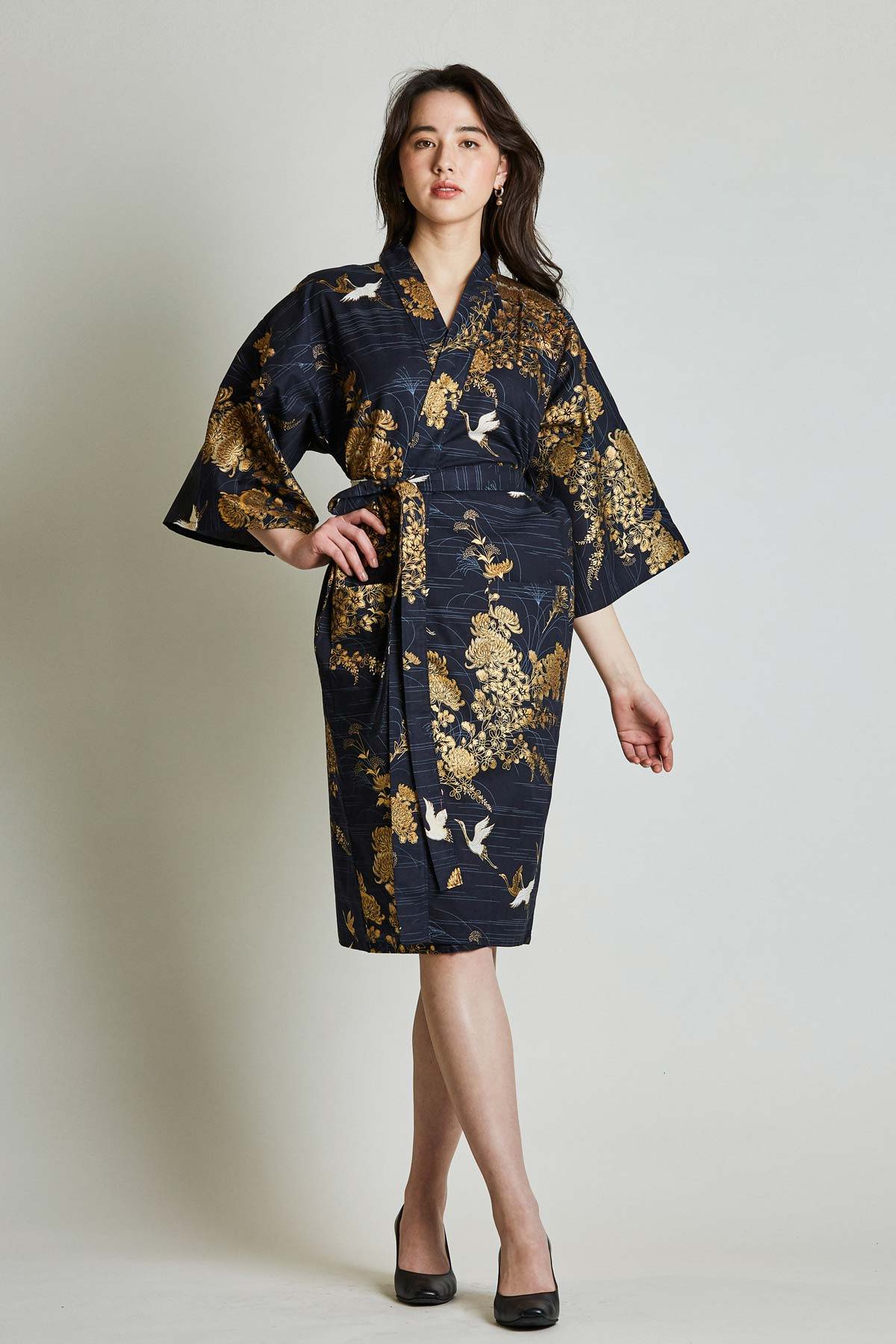 Kimono robe  Cotton robe  Kimono dress  kimono cardigan  Bathrobe Japanese gifts  dressing gown  Japanese dress Japanese clothing
