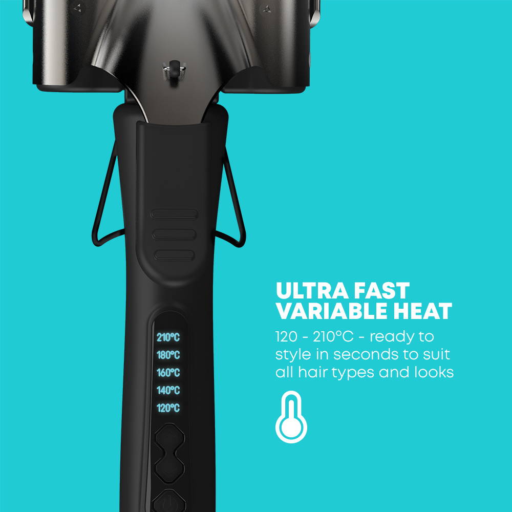 Adjustable Temperature Settings to suit all hair types