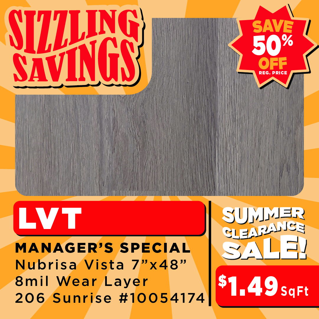 Nubrisa Vistas LVT Sizzling Savings