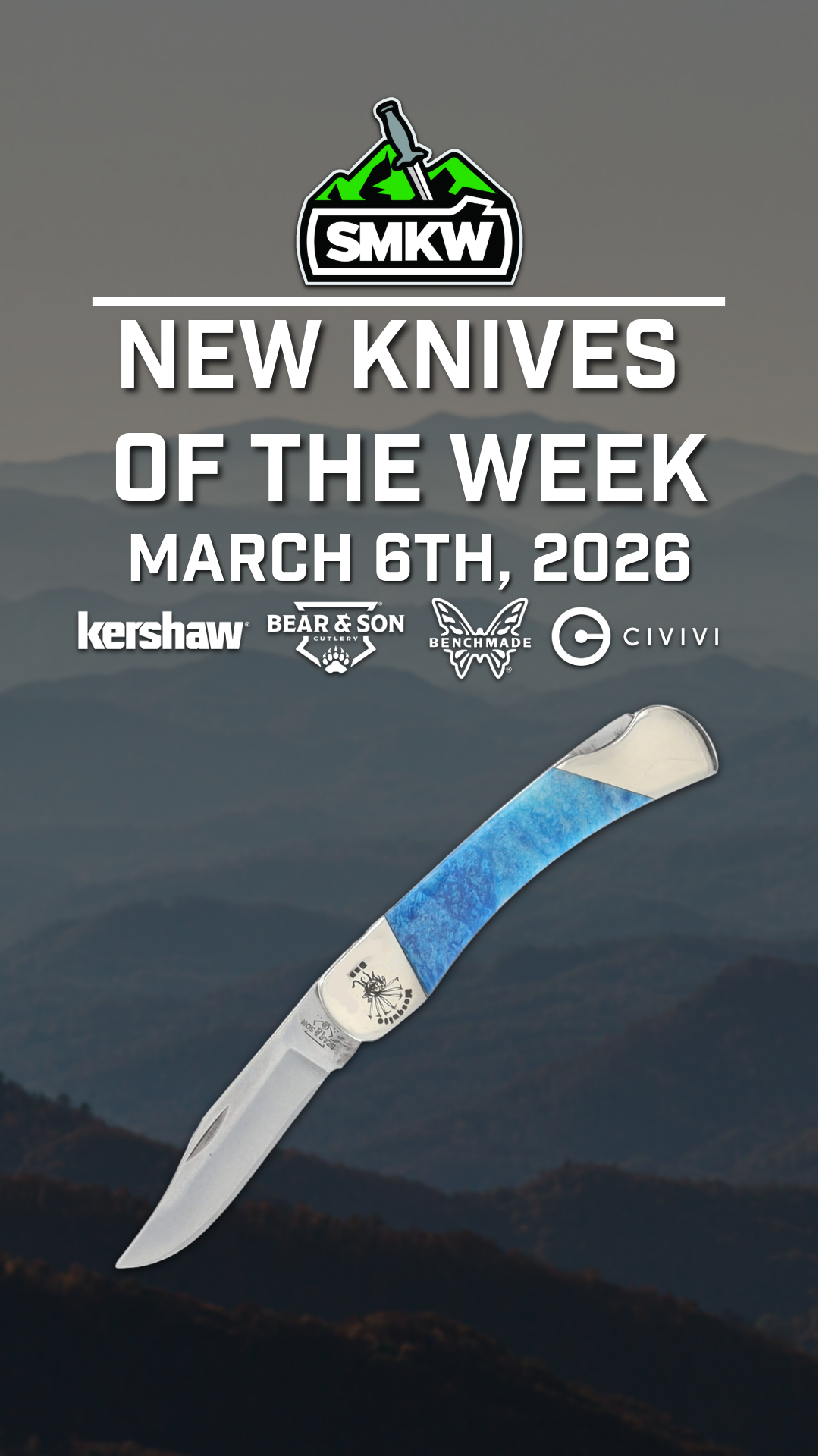 New knives of the week, March 6th, 2026, featuring a folding knife.