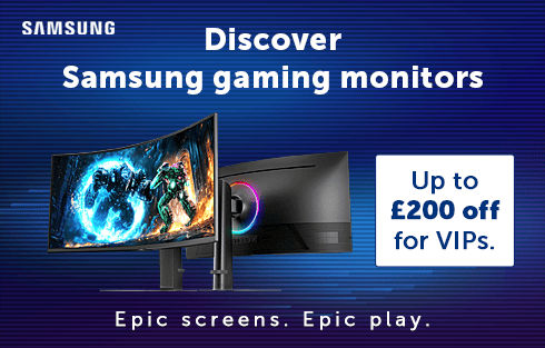 Discover Samsung gaming monitors - Up to £200 off for VIPs