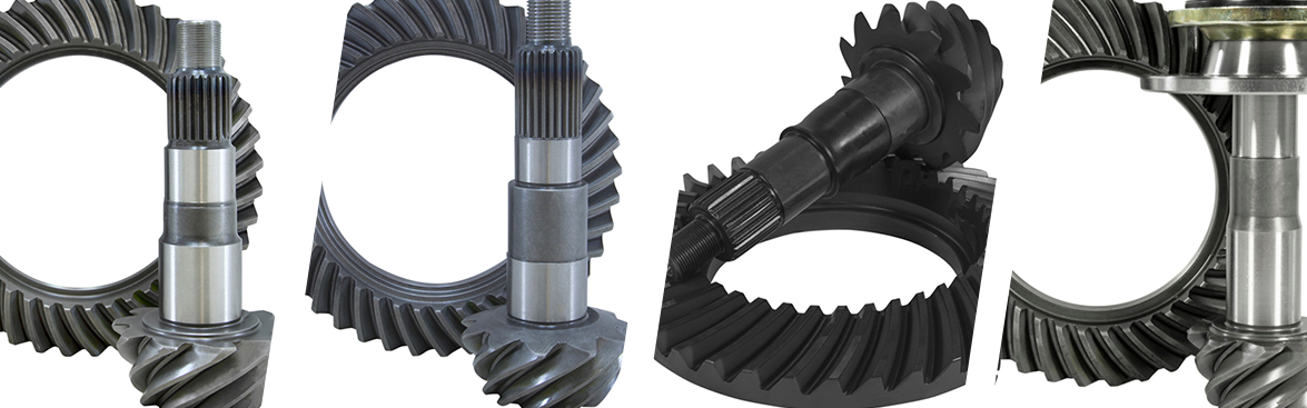 Photo collage of gears for off-road vehicles.