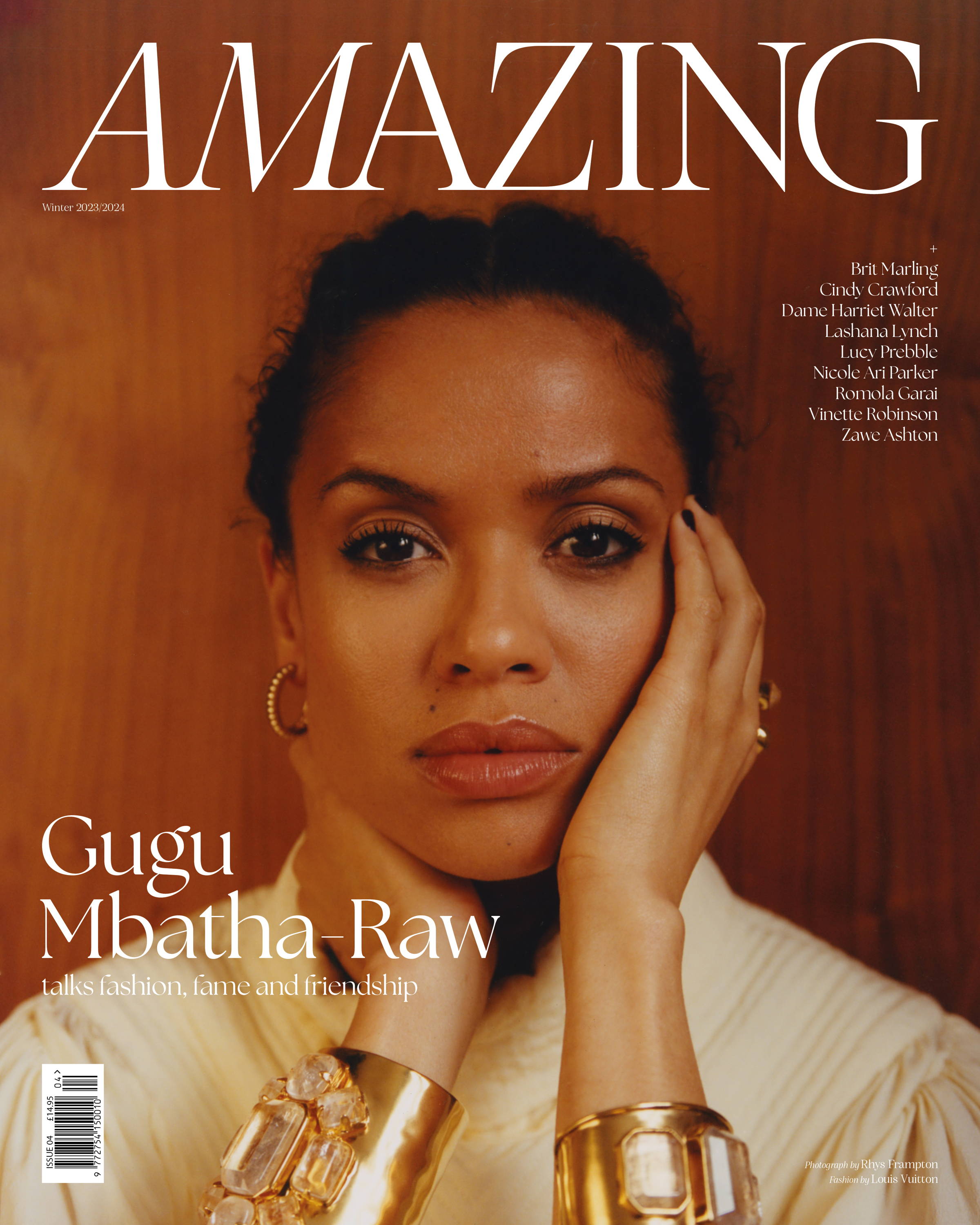 Gugu Mbatha-Raw covers AMAZING magazine issue 4 by Rhys Frampton