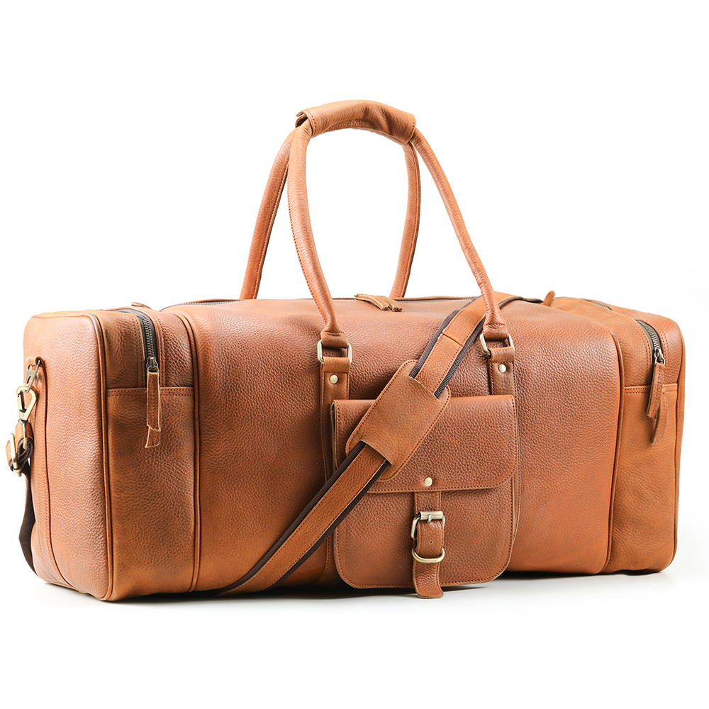 The Travel | Men's Buffalo Leather Duffle Bag - Full Grain 20