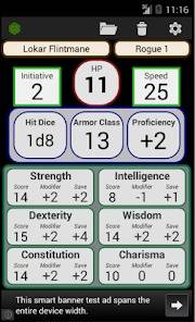 Walter Kammerer’s character sheet app