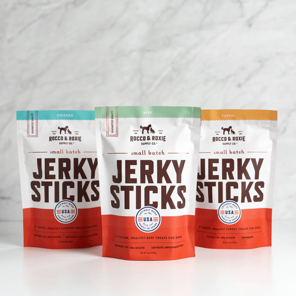 Rocco and Roxie Small Batch Jerky Treats Made in The USA