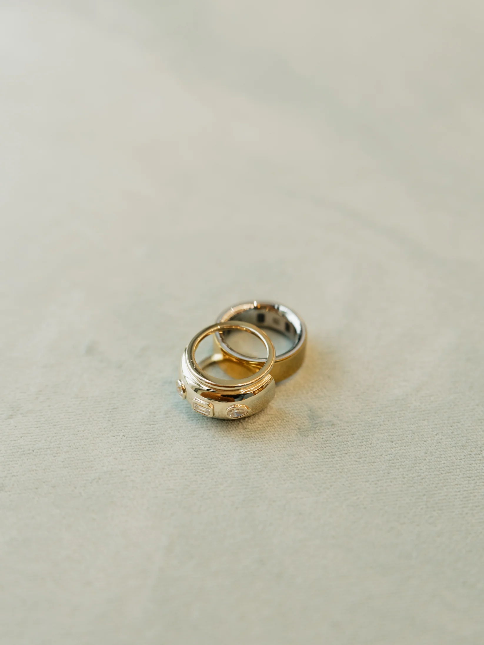 Diamond Bubble Oura Ring