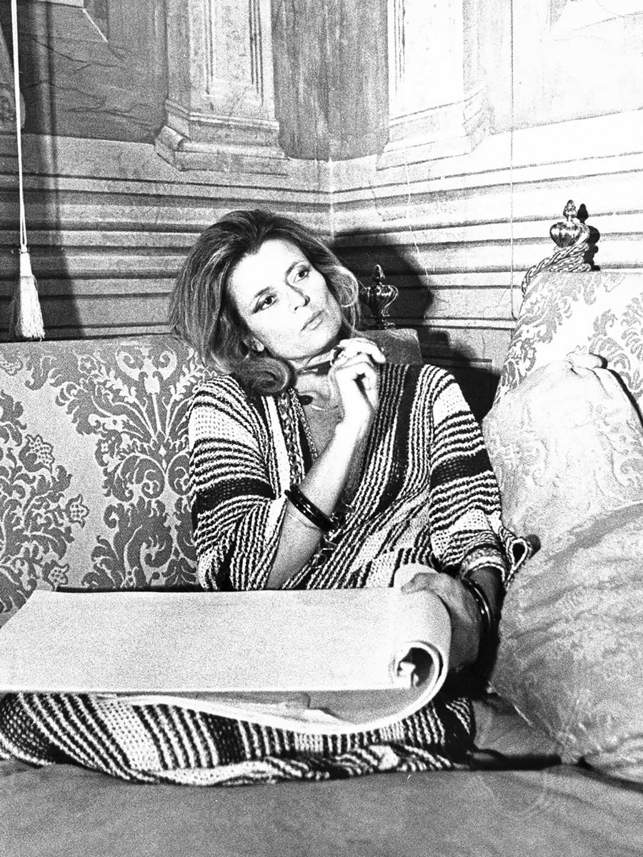 black and white photo of Gabriella Crespi