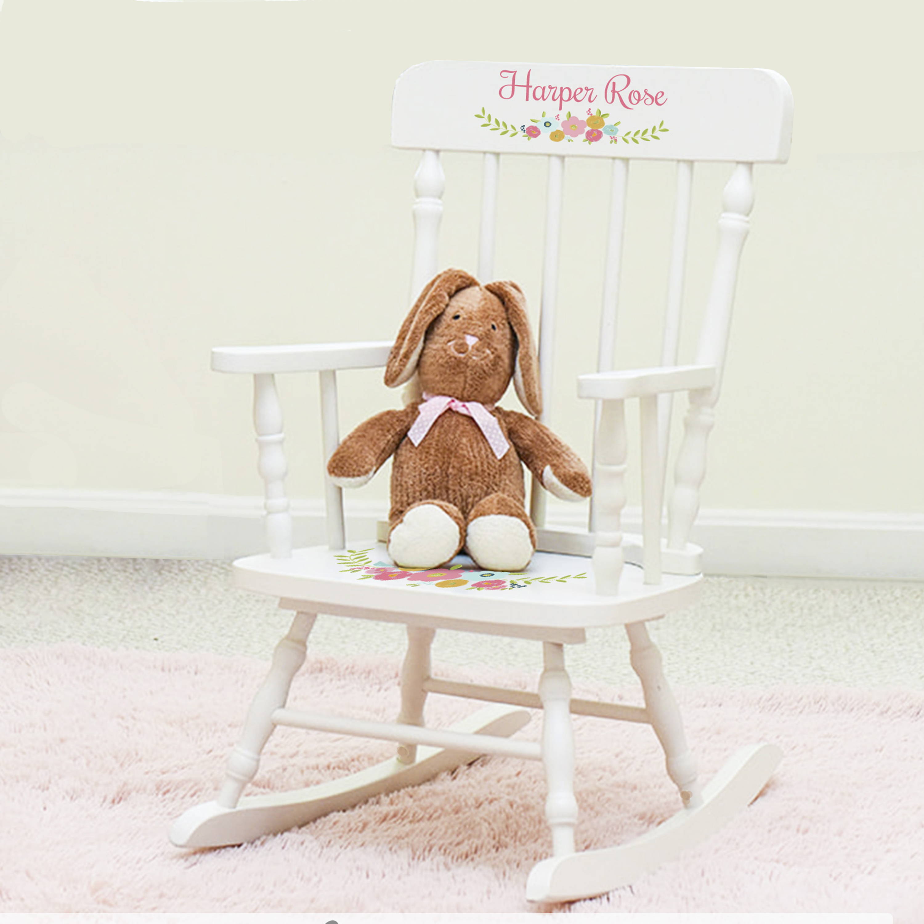 personalized child's rocking chair