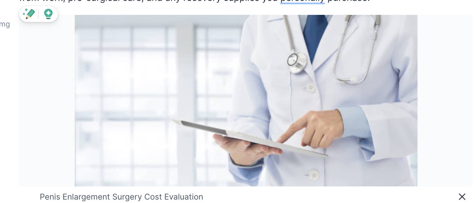 Penis Enlargement Surgery Cost Evaluation