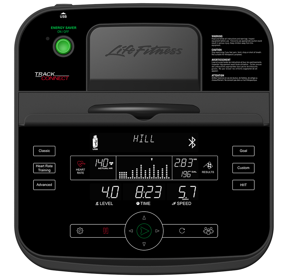 Track Connect Console for bikes and ellipticals