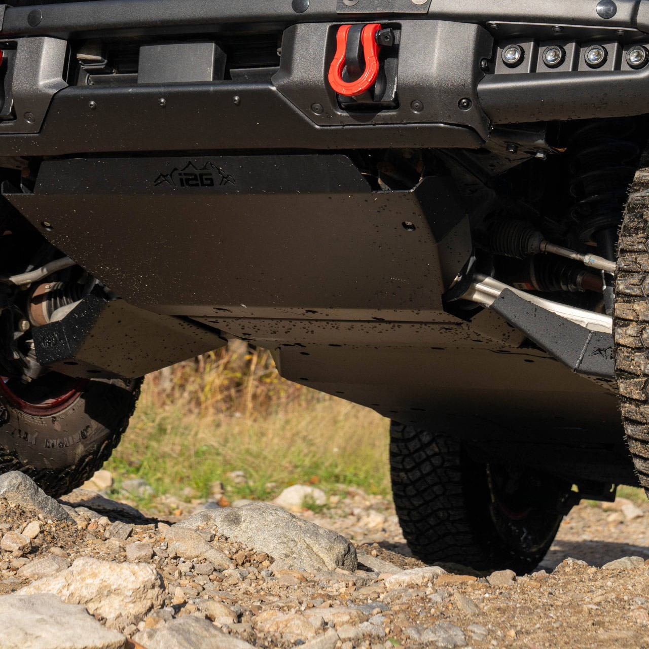 IAG Rock Armor Engine Skid Plate for 2021+ Ford Bronco- Off-Roading