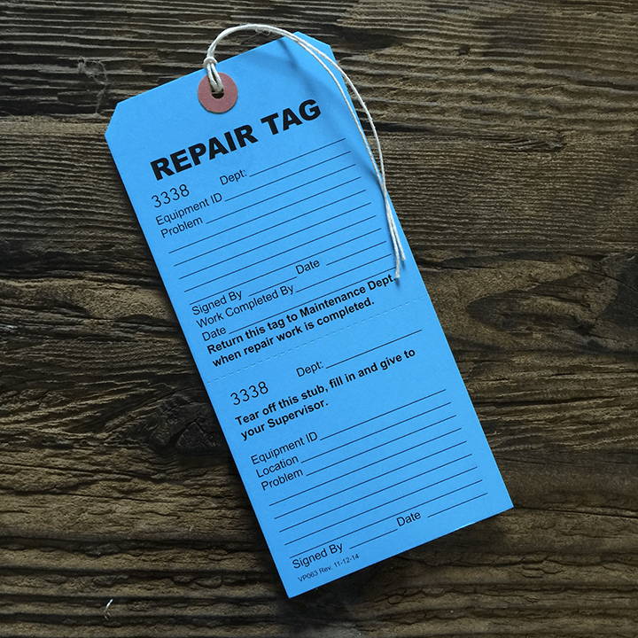 Holes and Reinforcements for Custom Printed Hang Tags