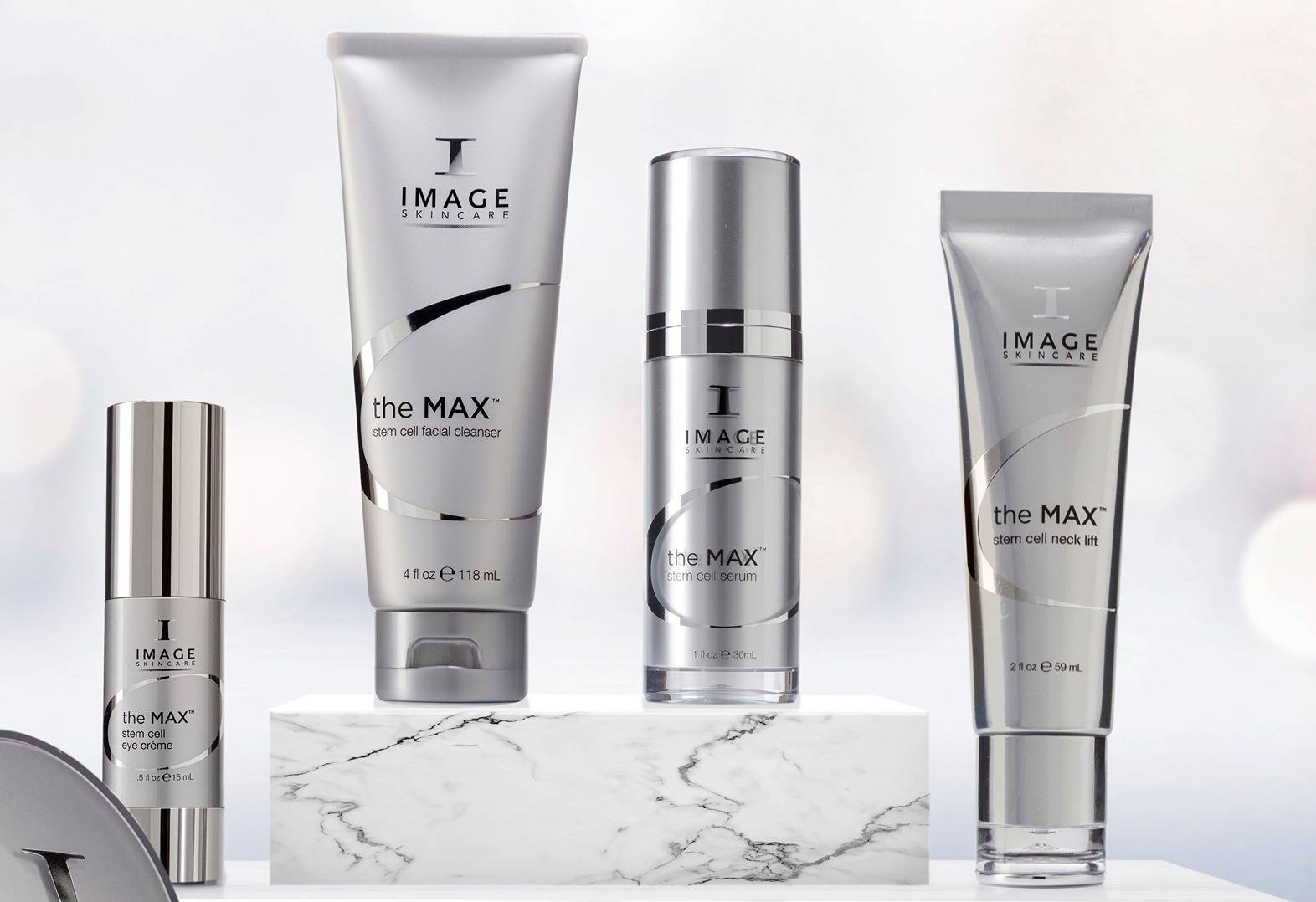 Studio One Eleven designed Image Skincare Max tubes