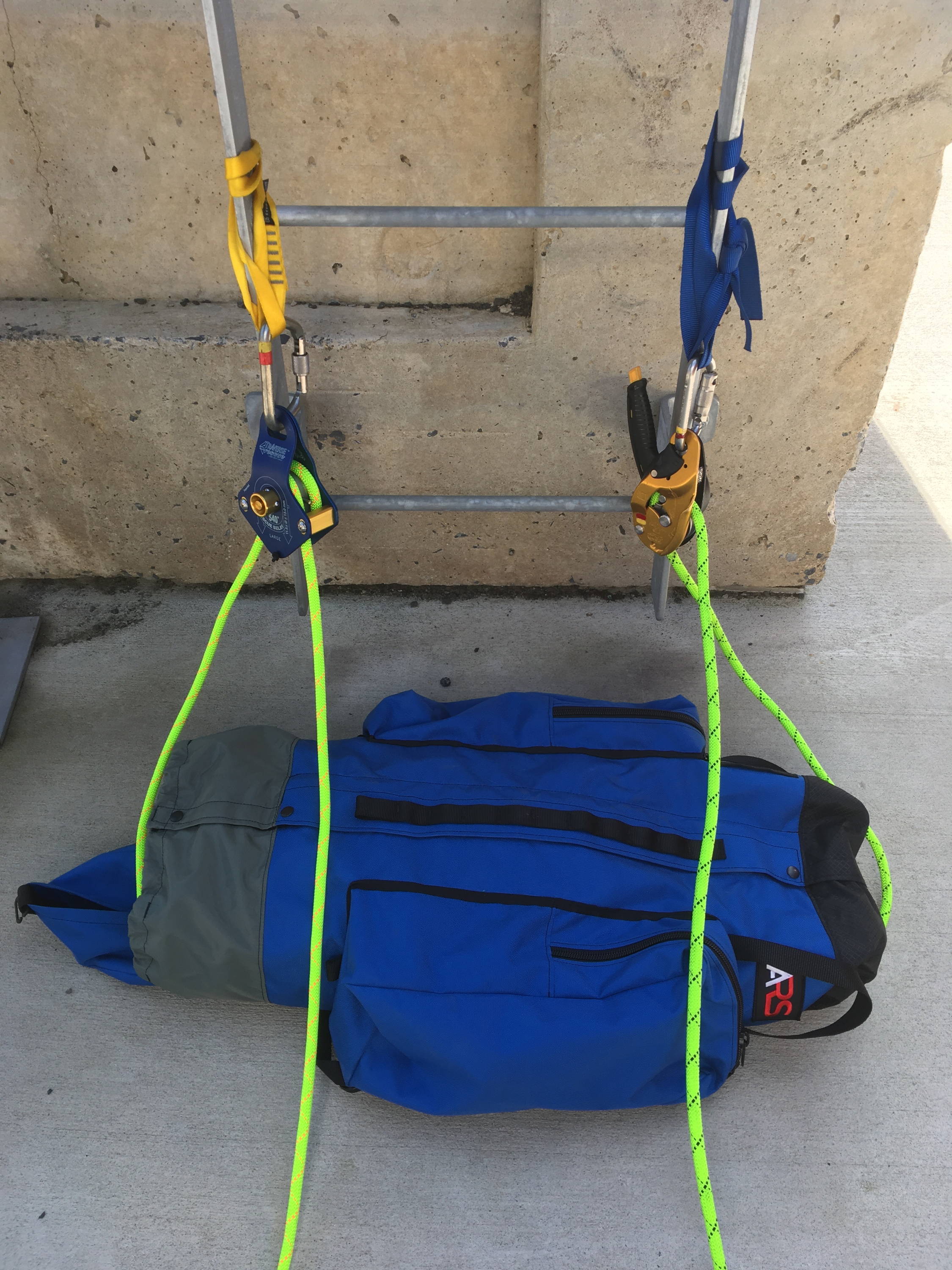Breakout Rope Bag, with custom 1/2” BiColor