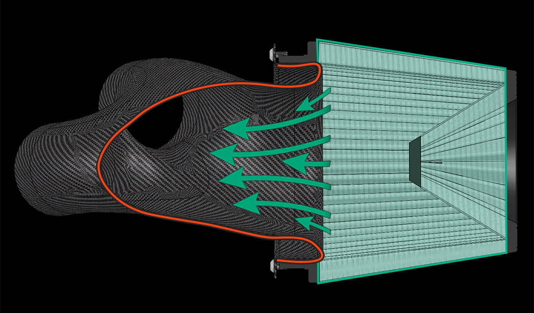 HIGH-FLOW VELOCITY STACK