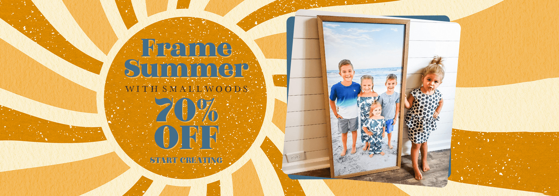 Frame Summer With Smallwoods 70% OFF - START CREATING
