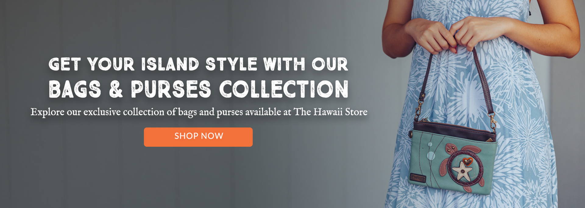 Get your island style with our bags & purses collection! Explore our exclusive collection of bags and purses available at The Hawaii Store!