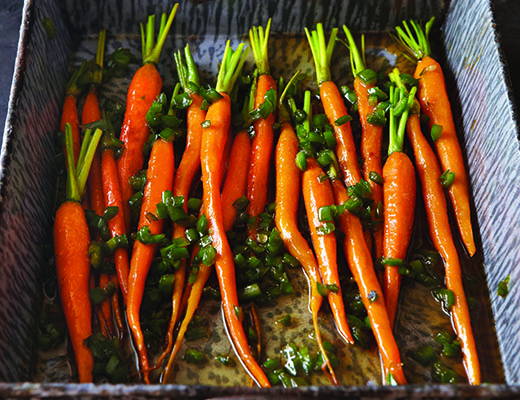 Image of  Glazed Spiced Chile Carrots