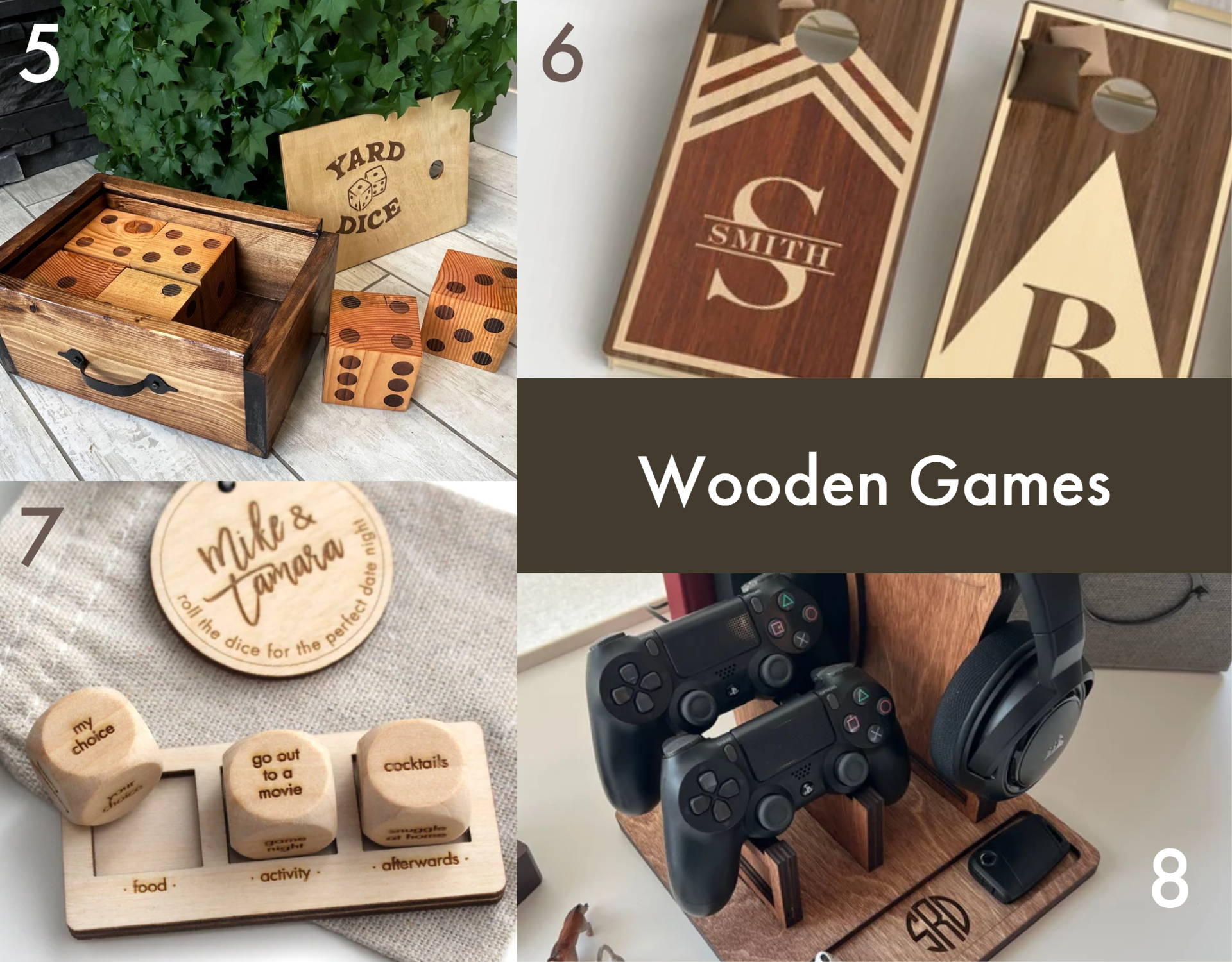 Wooden Games that Make Great Five Year Anniversary Gifts