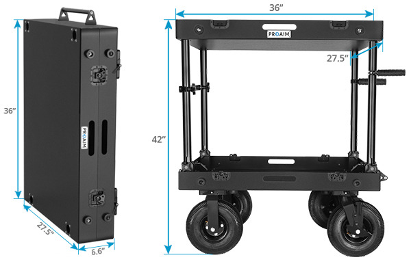 Proaim Victor Lite Video Production Camera Cart