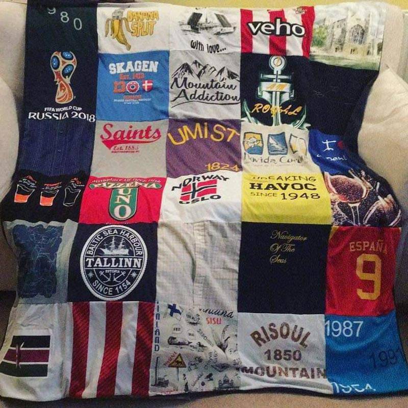 Too Many T-Shirts - T-Shirt Blankets | Memory Blanket | Custom T-Shirt Quilt