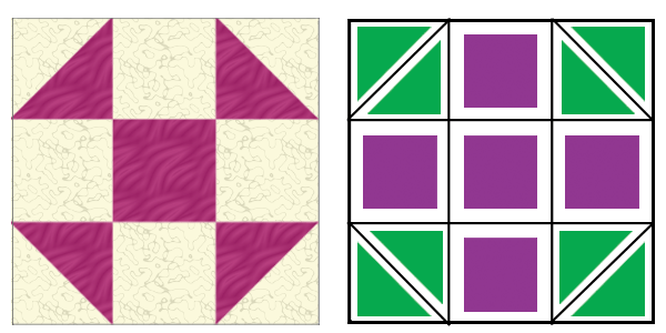 Shoo Fly Quilt Block | Guidelines4Quilting