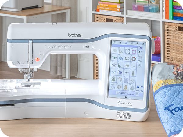 Brother Celeste CX1e Computerized Embroidery-Only Machine Large LCD Display