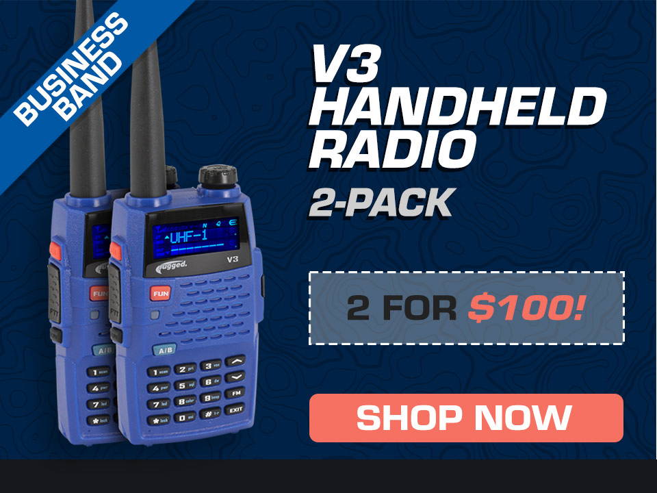 V3 Handheld Radios - 2 for $100 Special