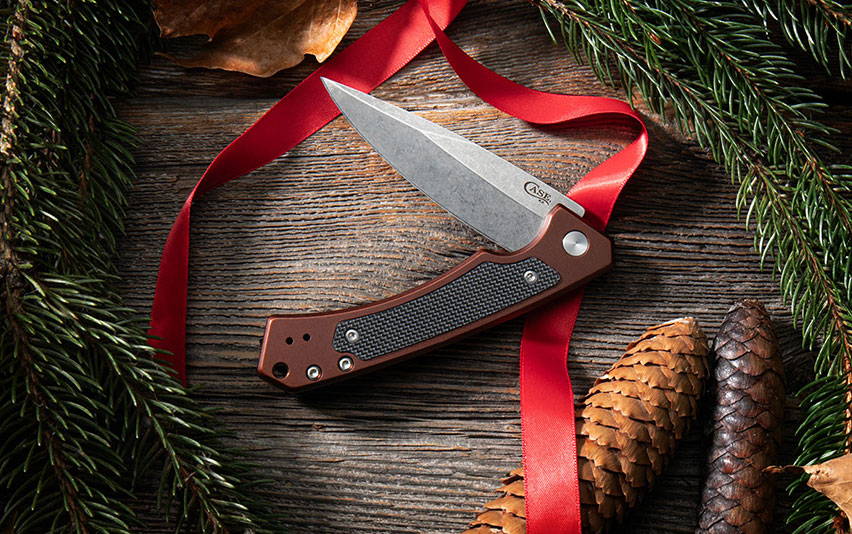 Brown Marilla modern every day carry knife.