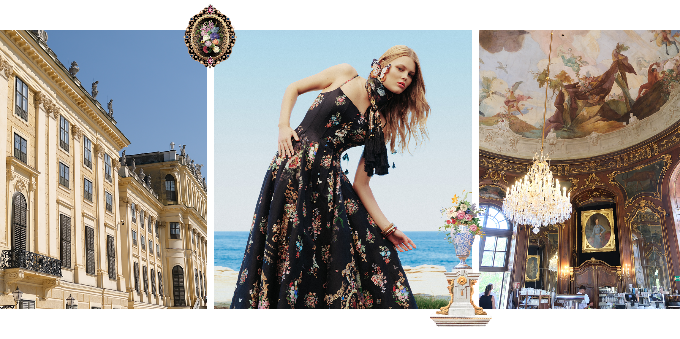 Schönbrunn Palace Vienna: the Habsburg summer residence and one of the inspiration sources for the CAMILLA Elsewhere Palace collection (2026) by Camilla Franks.