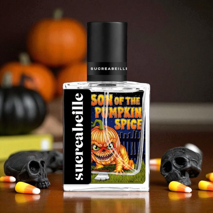 Pumpkin Spice Trilogy artwork and perfume photography