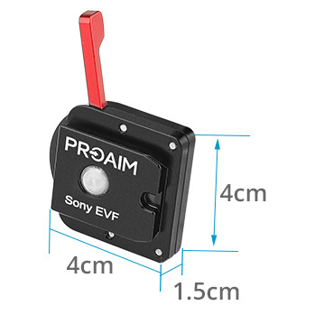 Proaim Ace EVF Adapter for Sony DVF-EL200 Camera Viewfinder