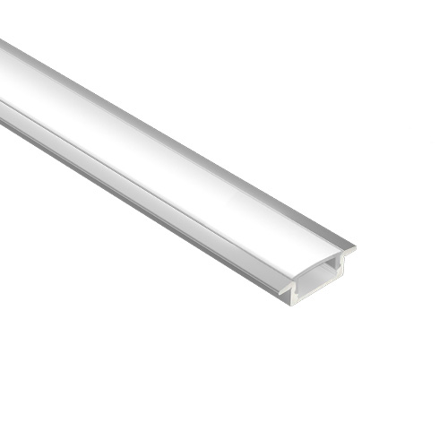 Aluminum profile for LED lighting installation.
