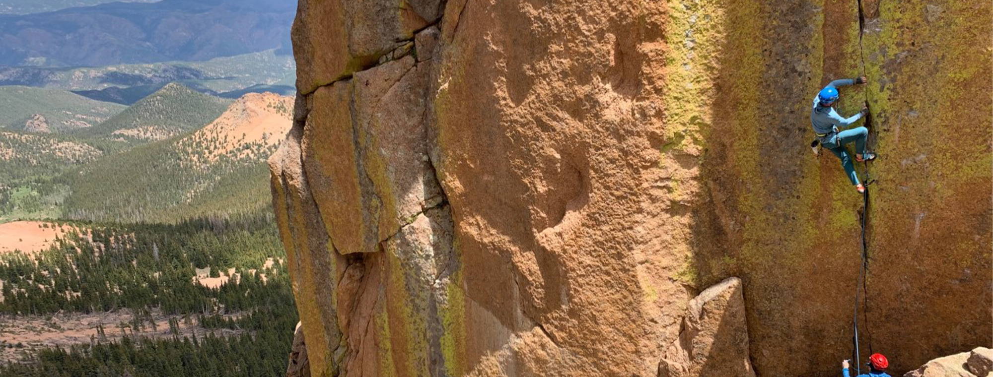 NW Alpine Ambassador Phil Wortmann Climbing Pikes Peak Colorado