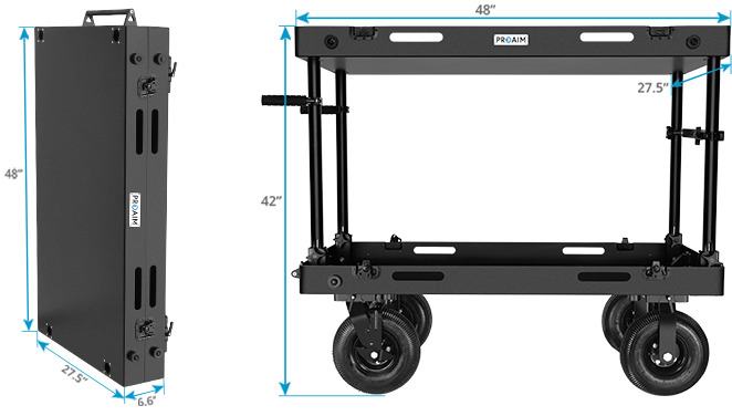 Proaim Victor Lite Video Production Camera Cart