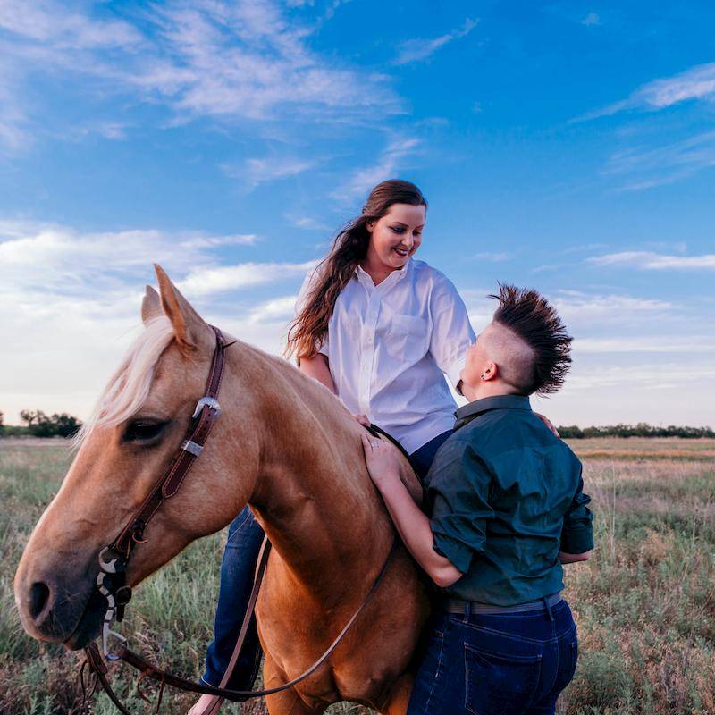 featured couple June proposal story