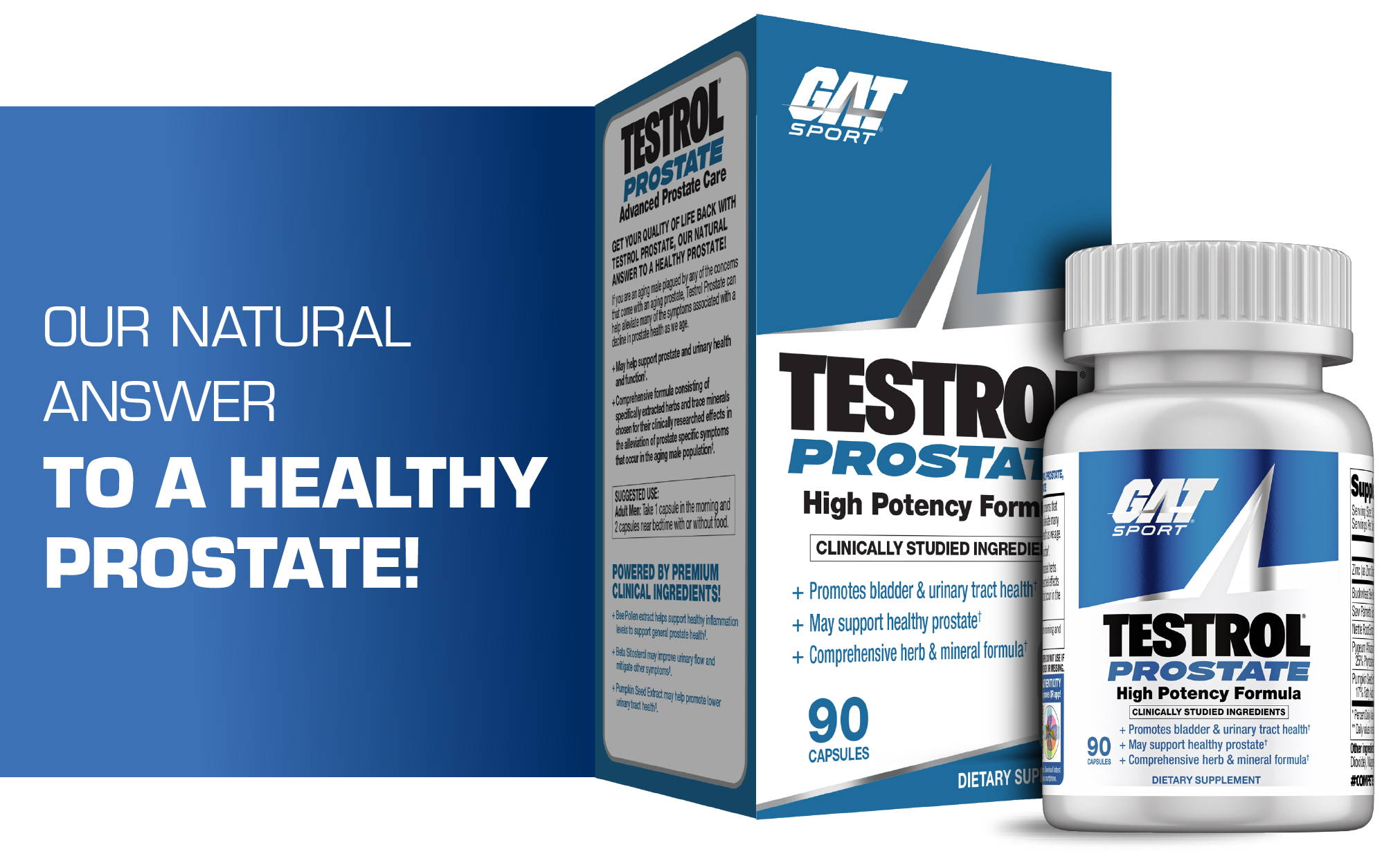 Testrol Prostate, our natural answer to a Health Prostate!
