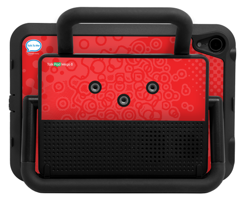 talk pad wego 8 with candy apple red skin