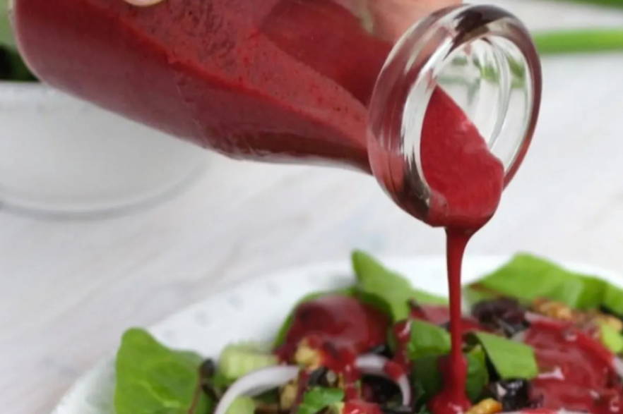 Stanton Orchards' tart cherry vinaigrette salad dressing is a healthy and delicious addition to any salad