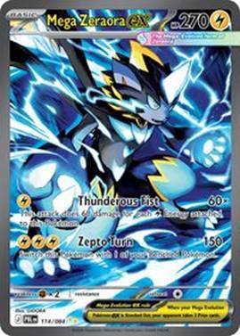 Mega Zarude GX Pokémon card featuring electric-themed artwork and attack descriptions.