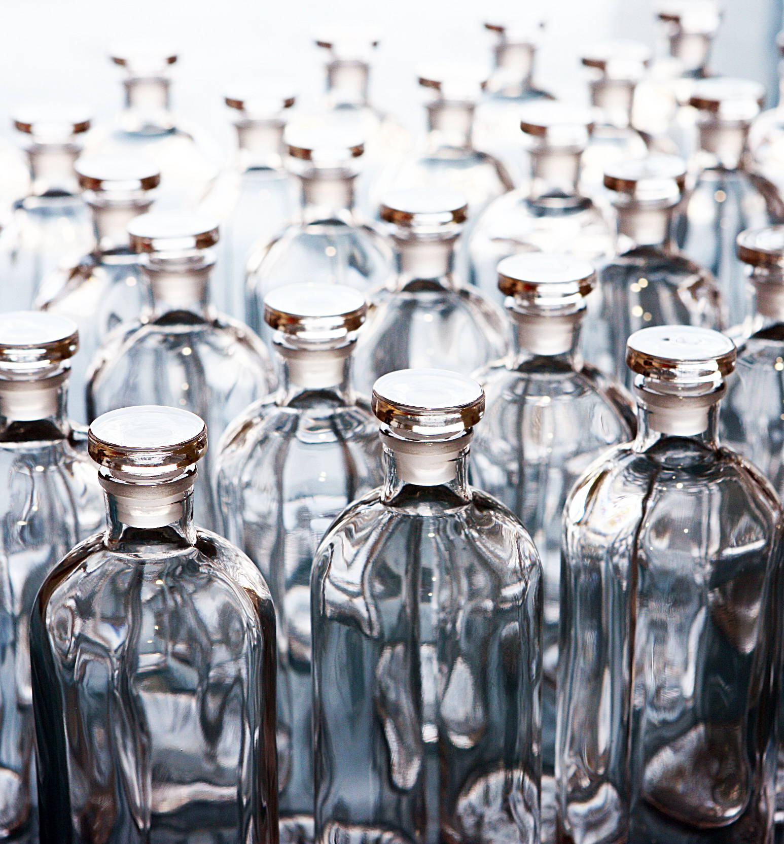 Production of Crystal Decanters