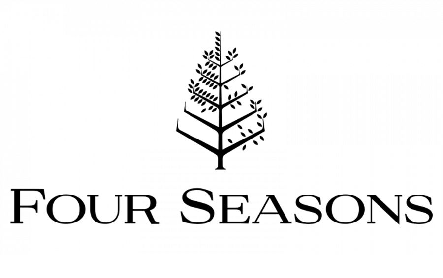 Four Seasons logo featuring a stylized tree and text.