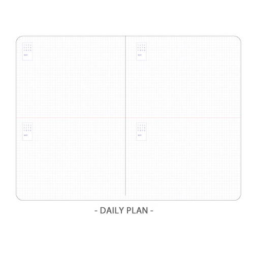 Daily plan - Ardium 2020 Light dated daily planner scheduler